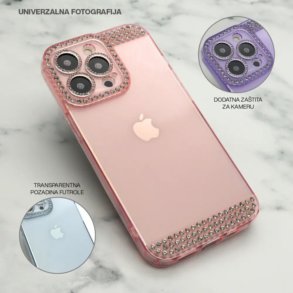 Futrola DIAMOND SIDE za iPhone 14 Pro (6.1) transparent