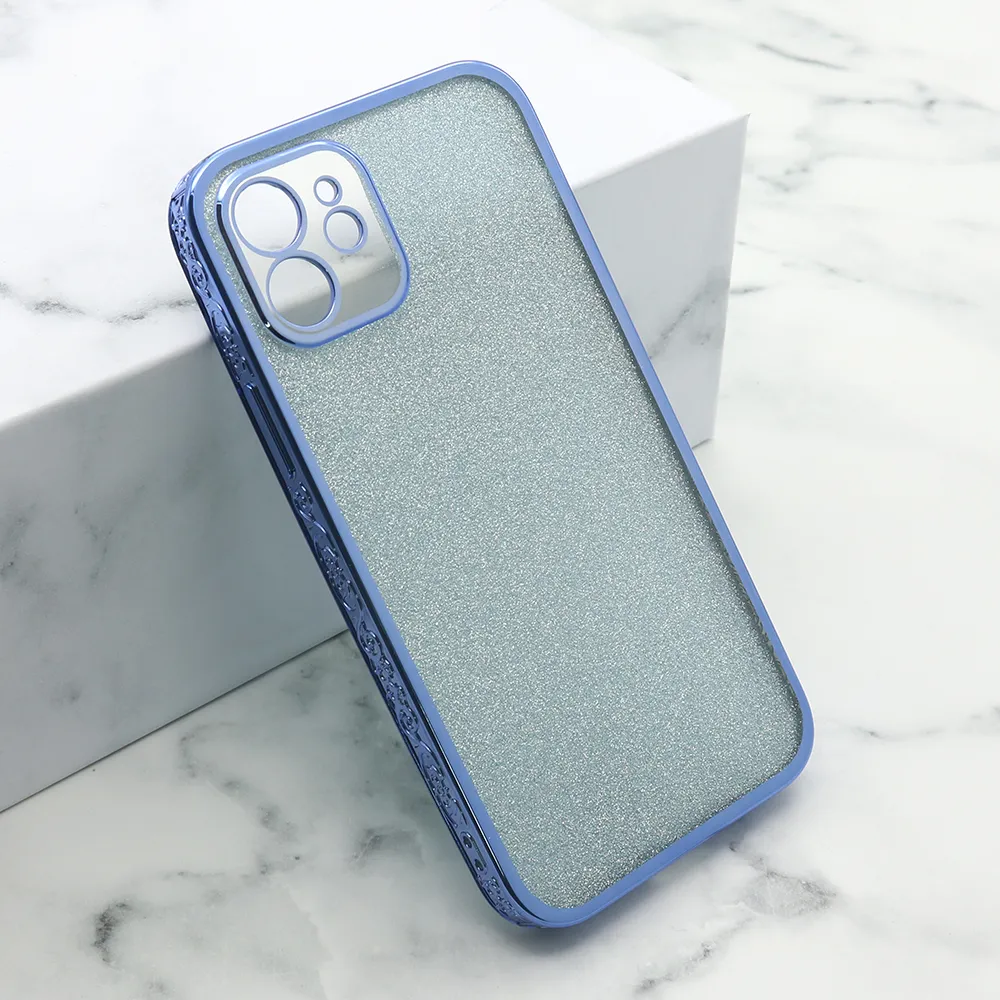 Futrola SPARKLY HUSK za iPhone 12 (6.1) plava