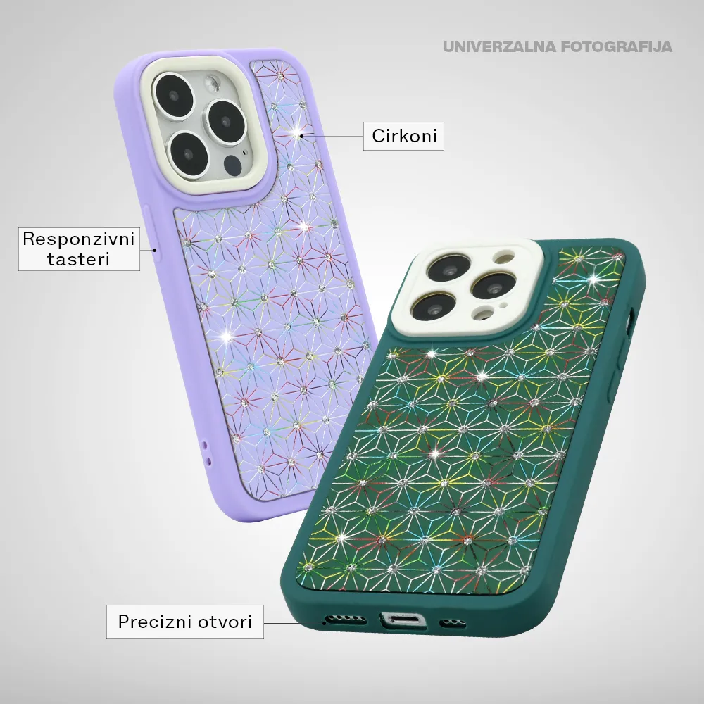 Futrola CRYSTAL SPARK za Iphone 14 Pro (6.1) crvena