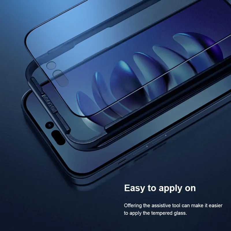Folija za zastitu ekrana GLASS Nillkin Fog Mirror za iPhone 14 Pro (6.1) crna