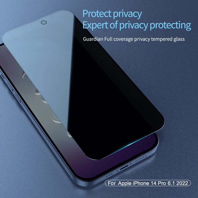 Folija za zastitu ekrana GLASS Nillkin Guardian za iPhone 14 Pro (6.1) crna