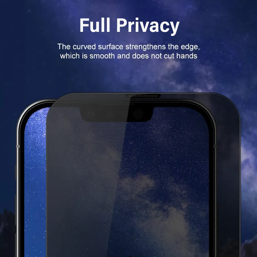 Folija za zastitu ekrana GLASS PRIVACY 2.5D dust free za iPhone 14 Pro Max (6.7)