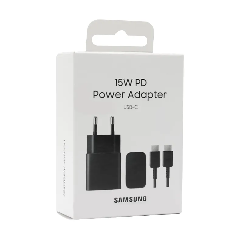 Samsung Kucni punjac PD 15W + Type C kabal crni EP-T1510-XBE FULL ORG