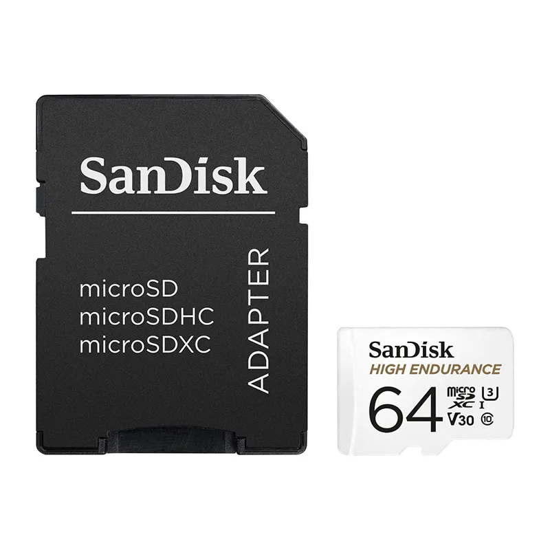 Memorijska kartica SanDisk SDHC 64GB Endurance micro 100MB/s 40MB/s Class10 U3/V30+SD sa adapterom