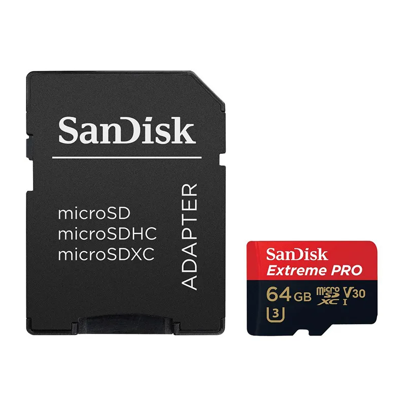 Memorijska kartica SanDisk SDXC 64GB Micro Extreme Pro 200MB/s A2 C10 V30 UHS-I sa Adapterom