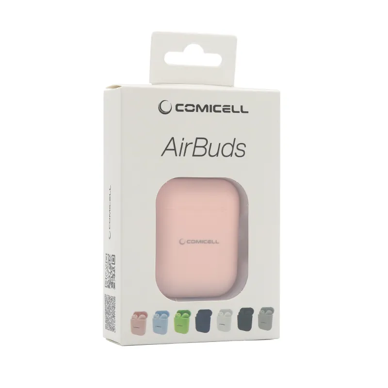 Slusalice Bluetooth Comicell AirBuds pink
