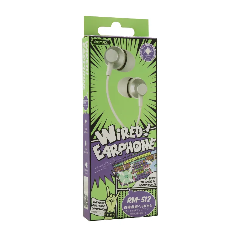 Slusalice REMAX RM-512 srebrne