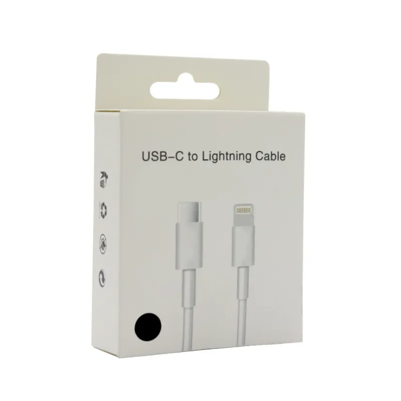 USB data kabal PD za iPhone Type C na lightning 3A crni 1m