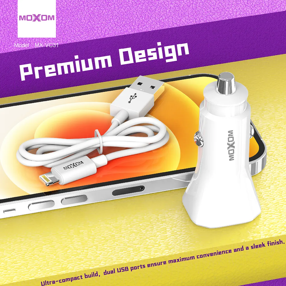 Auto punjac Moxom MX-VC31 3A Lightning beli