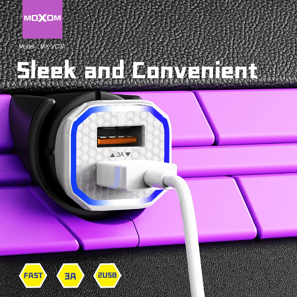 Auto punjac Moxom MX-VC31 3A Micro beli