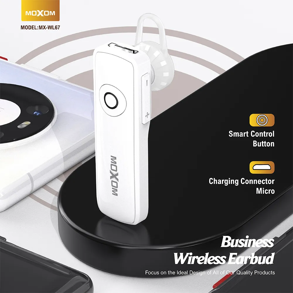 Bluetooth headset (slusalica) Moxom MX-WL67 crna