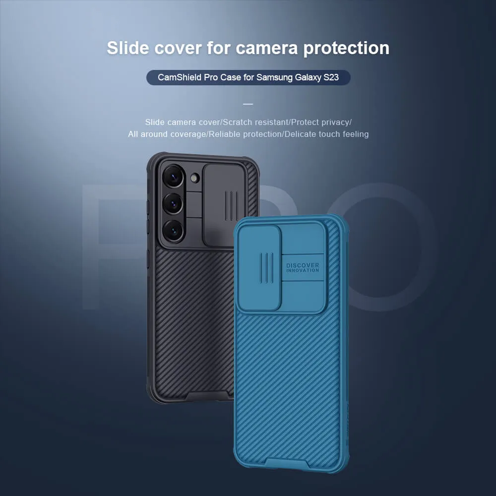 Futrola Nillkin Cam Shield Pro za Samsung S916B Galaxy S23 Plus crna