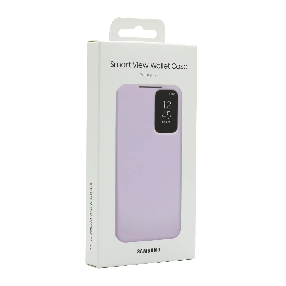 Futrola Bi Fold S-View za Samsung S916B Galaxy S23 Plus Full ORG (EF-ZS916CVE) lila
