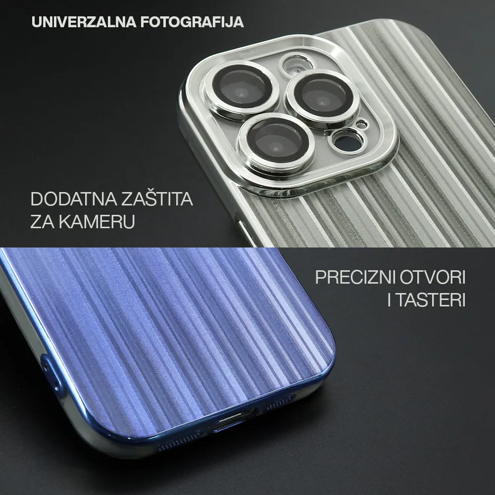 Futrola SHINING LINE za iPhone 14 Pro (6.1) srebrna