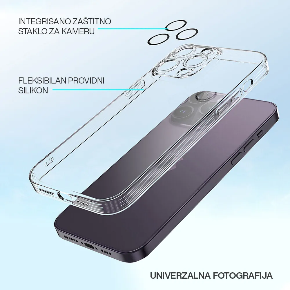 Futrola CLEAR CAMERA GLASS za Samsung A136/A047F Galaxy A13 5G/A04s providna