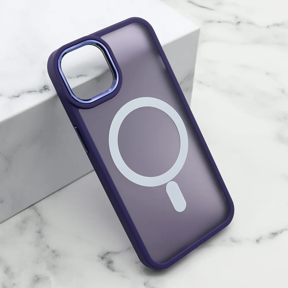 Futrola SILKY MAGSAFE II za iPhone 13 (6.1) ljubicasta