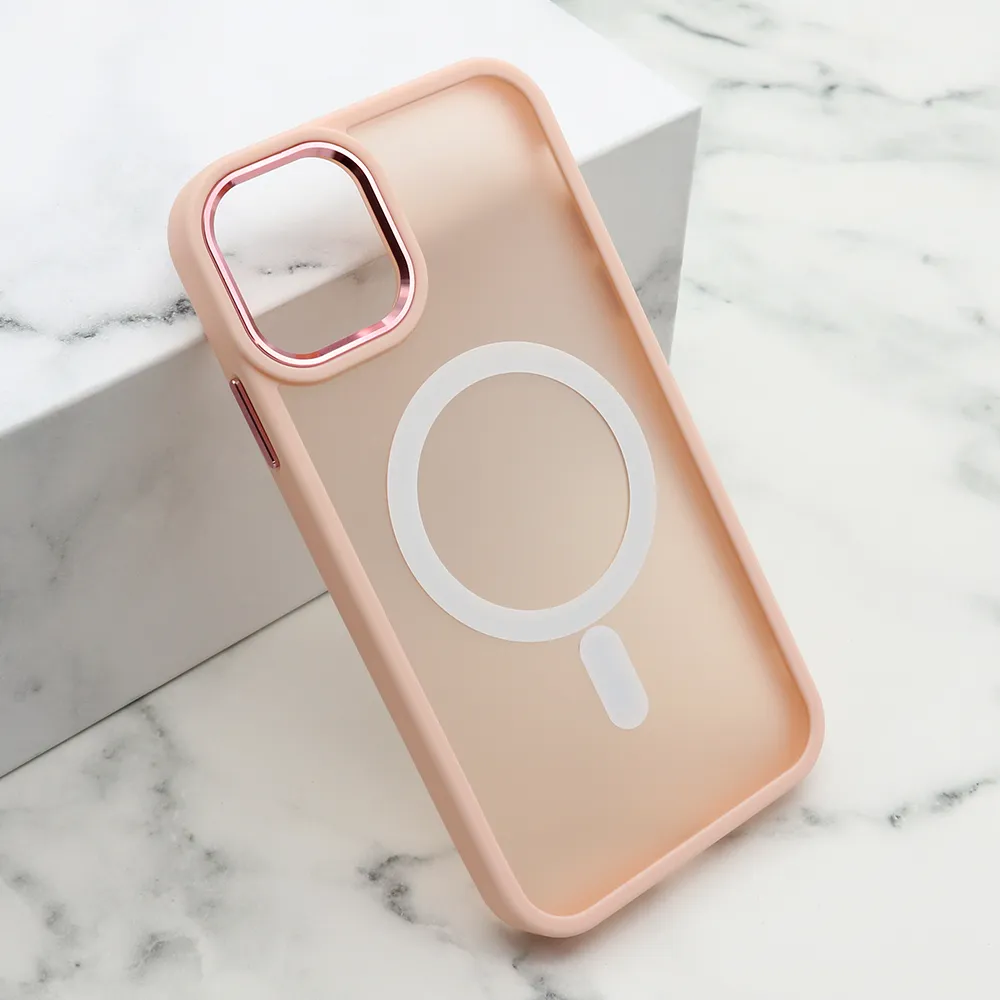 Futrola SILKY MAGSAFE II za iPhone 14 (6.1) roze