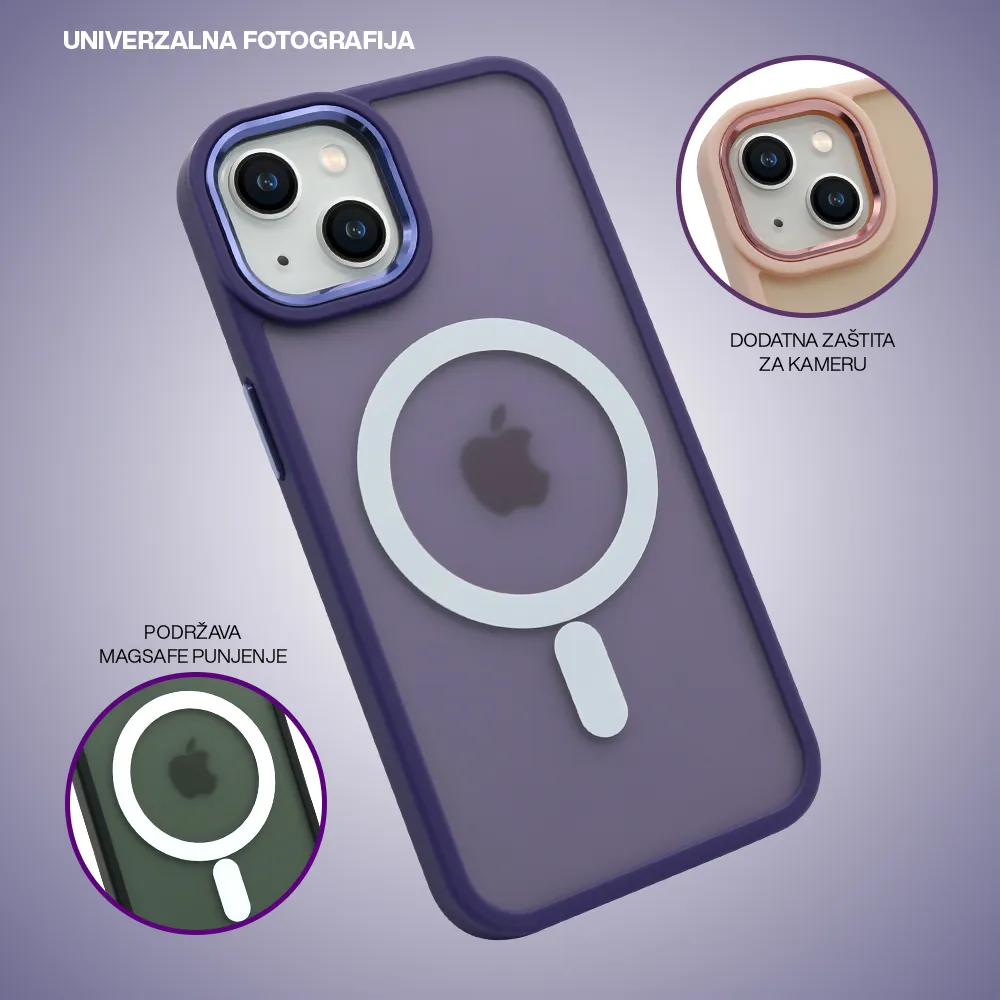 Futrola SILKY MAGSAFE II za iPhone 14 Pro (6.1) roze