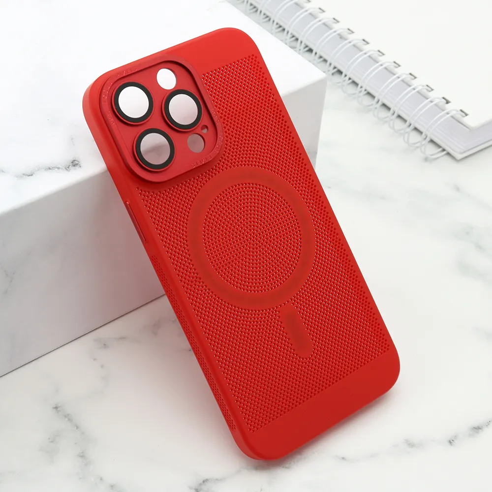 Futrola BREATH MagSafe za iPhone 14 Pro Max (6.7) crvena