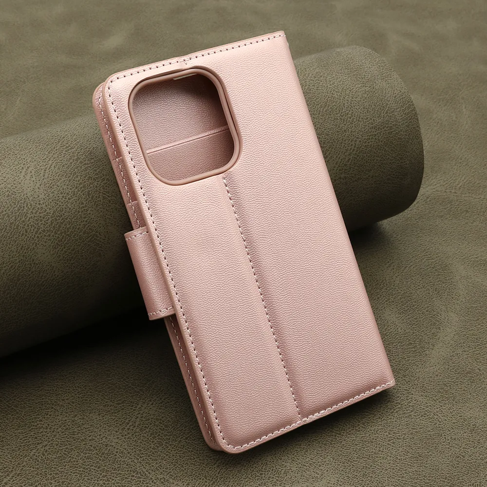 Futrola BI FOLD HANMAN II za iPhone 15 Pro (6.1) svetlo roze