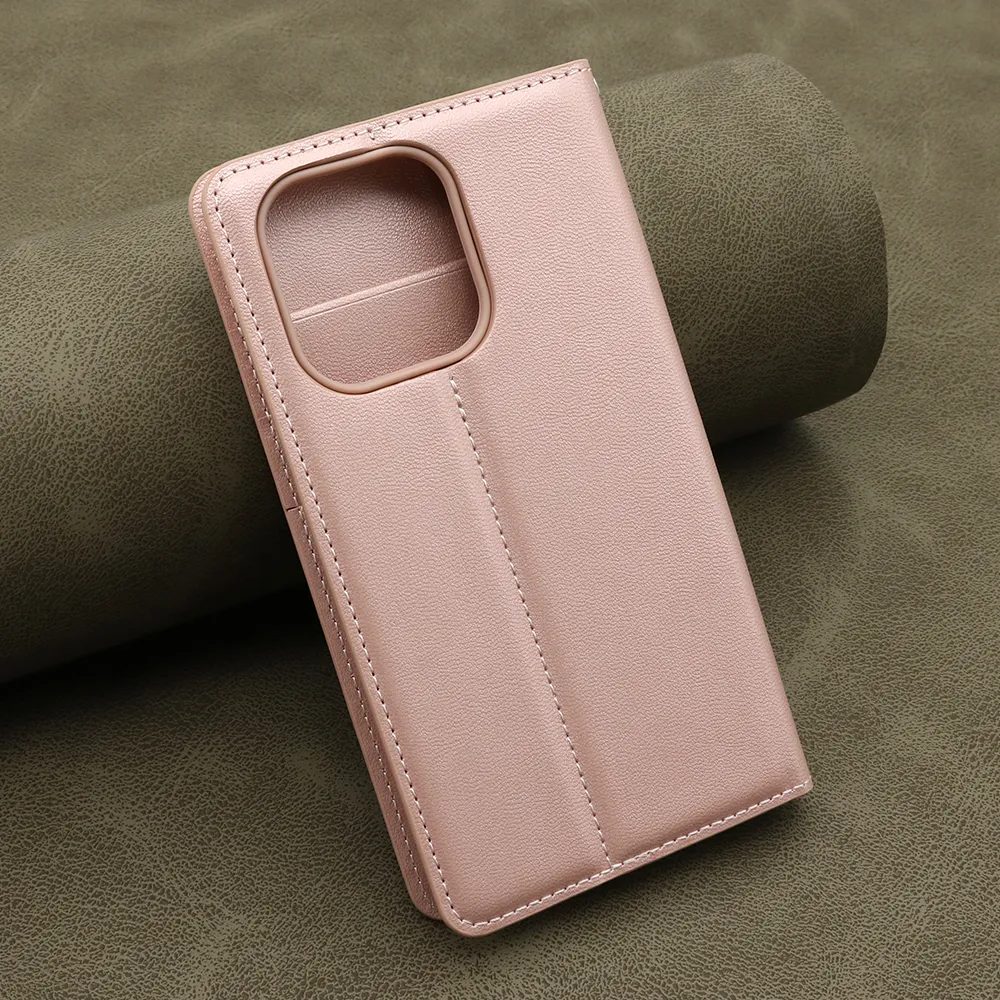 Futrola BI FOLD HANMAN za iPhone 15 Pro (6.1) svetlo roze