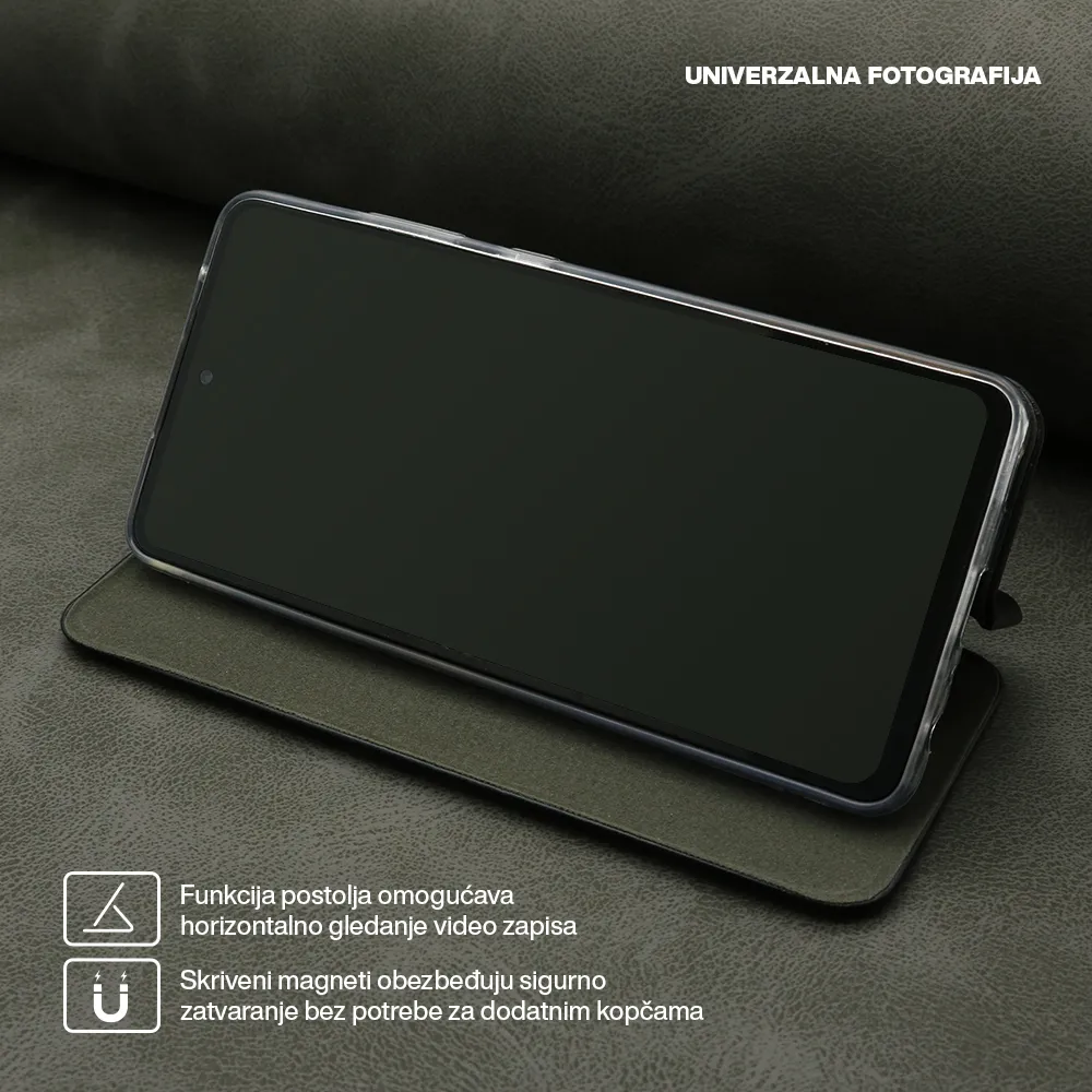 Futrola BI FOLD Ihave za iPhone 15 Plus (6.7) crna