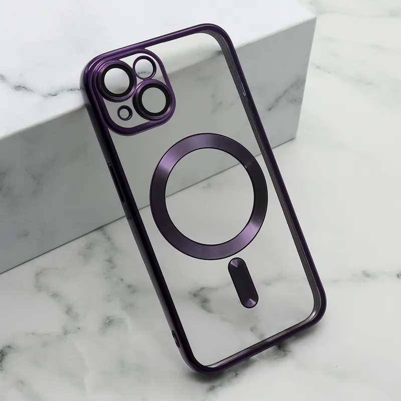 Futrola CAMERA PROTECT MagSafe za iPhone 15 (6.1) ljubicasta