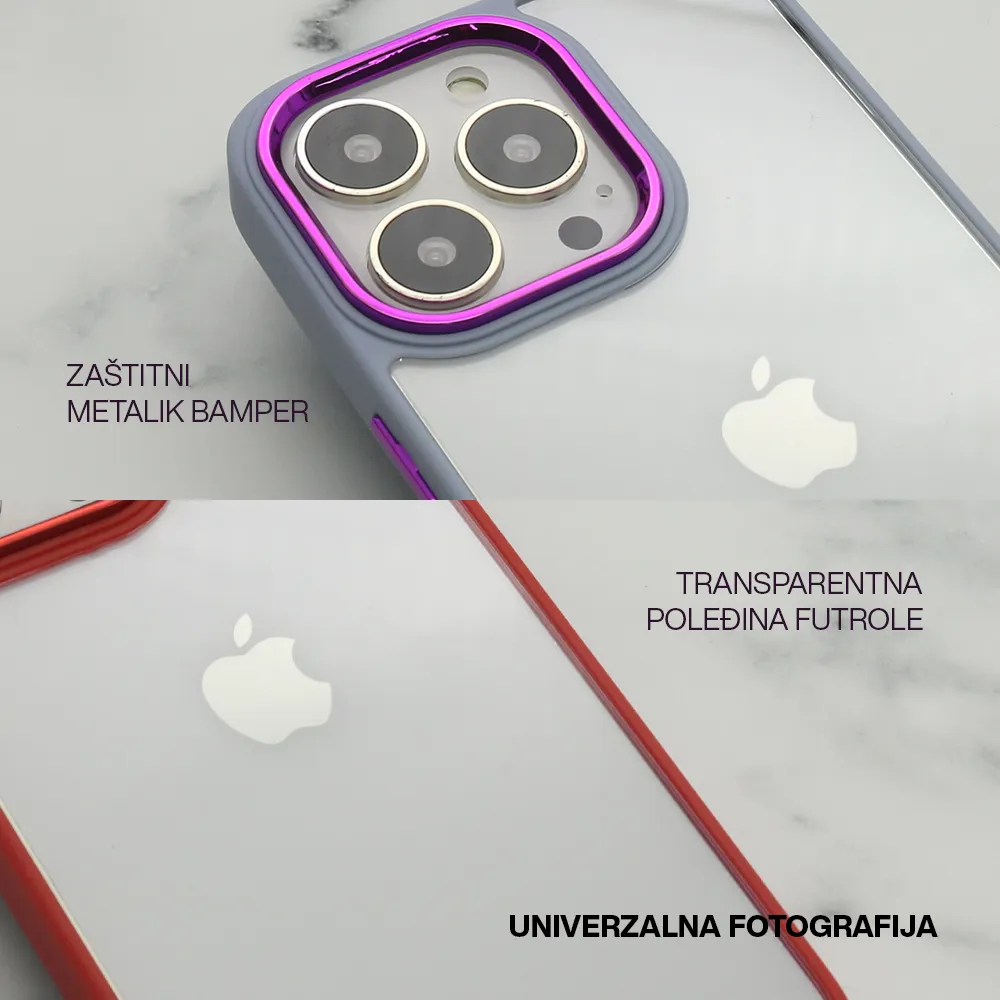 Futrola ELEGANT EDGE za iPhone 15 Pro Max (6.7) crvena