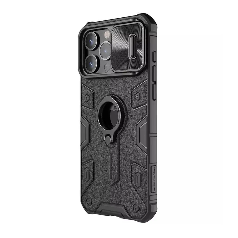 Futrola Nillkin Cam Shield Armor Pro za iPhone 15 Pro (6.1) crna