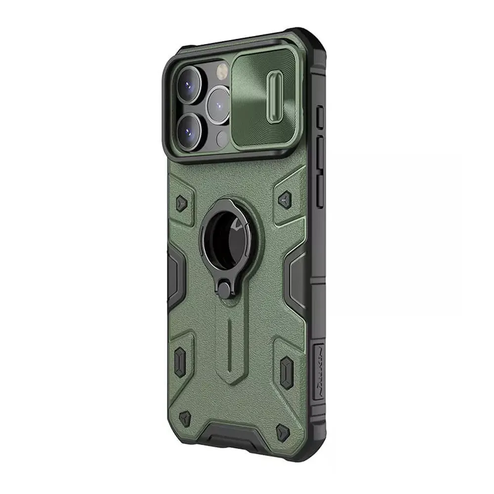 Futrola Nillkin Cam Shield Armor Pro za iPhone 15 Pro Max (6.7) zelena