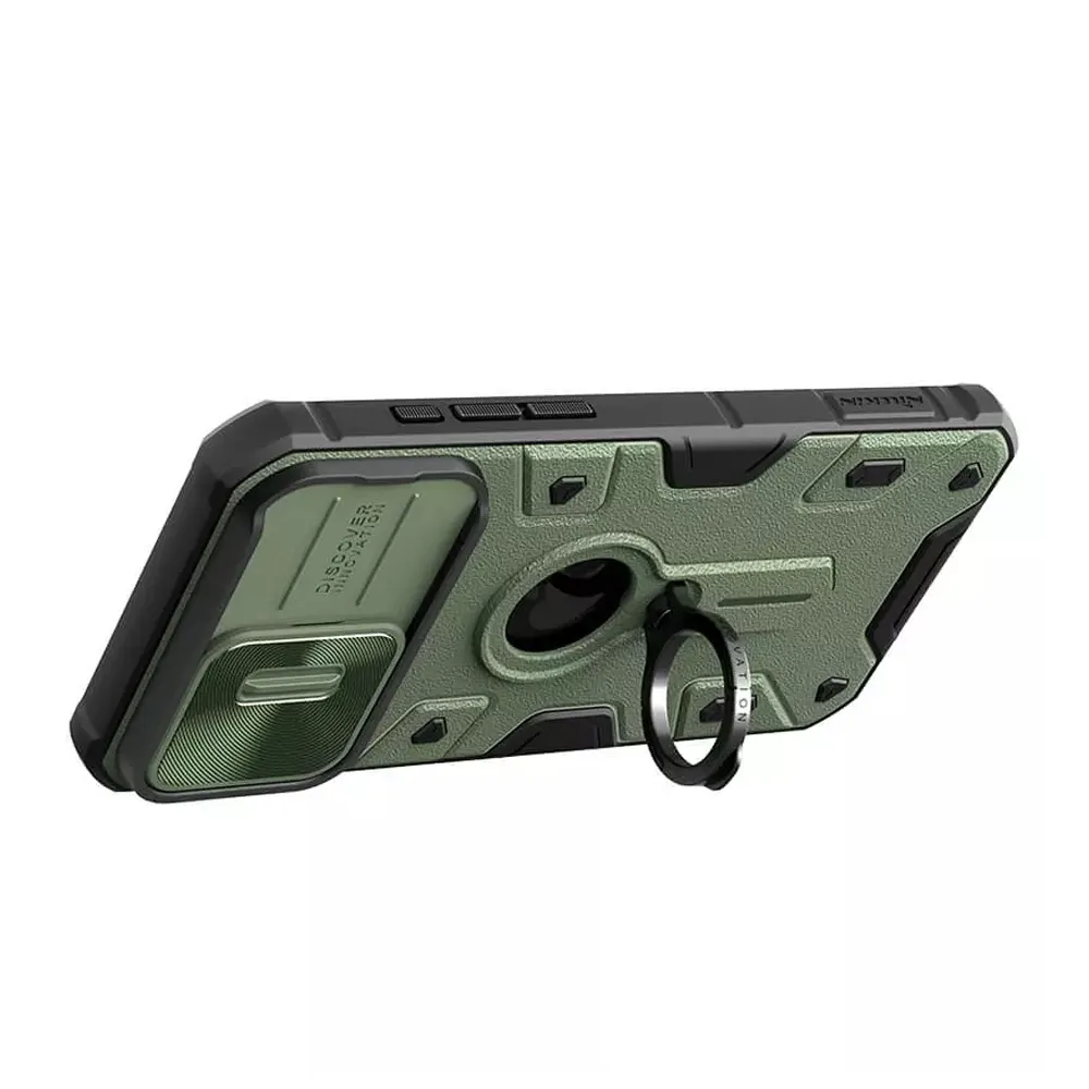 Futrola Nillkin Cam Shield Armor Pro za iPhone 15 Pro Max (6.7) zelena