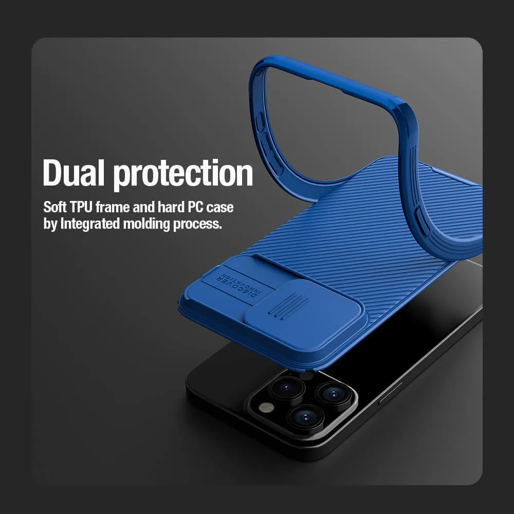 Futrola Nillkin Cam Shield Pro za iPhone 15 Pro (6.1) plava