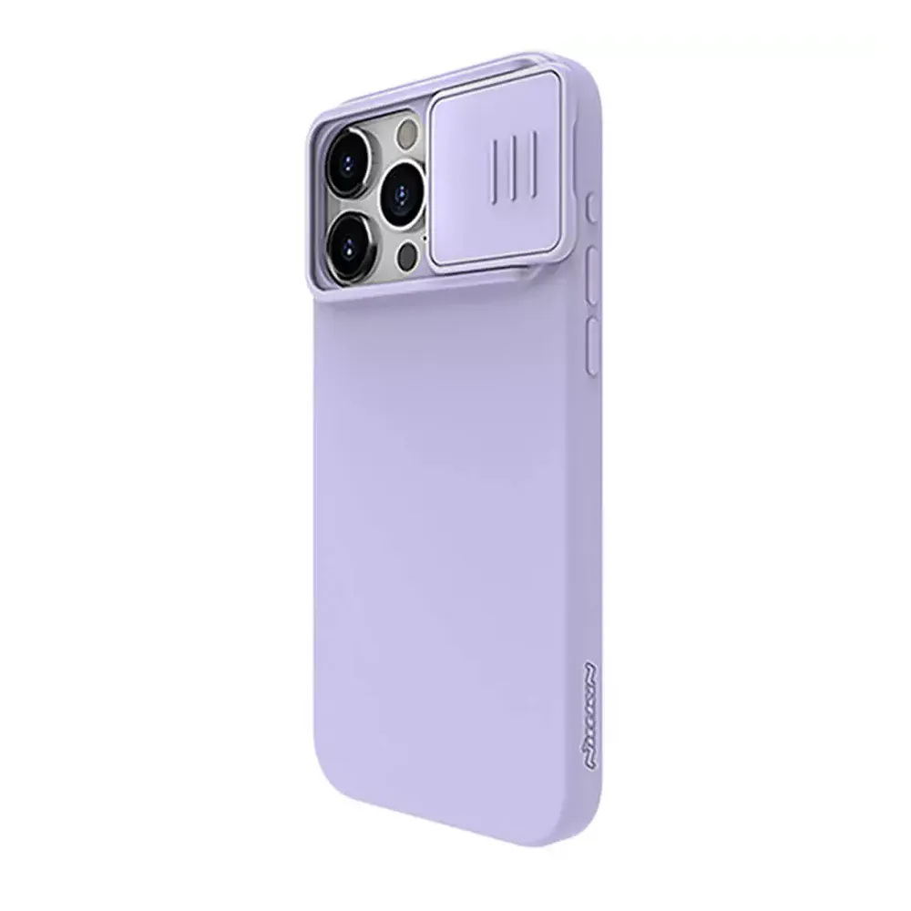 Futrola Nillkin Cam Shield Silky za iPhone 15 Pro (6.1) ljubicasta