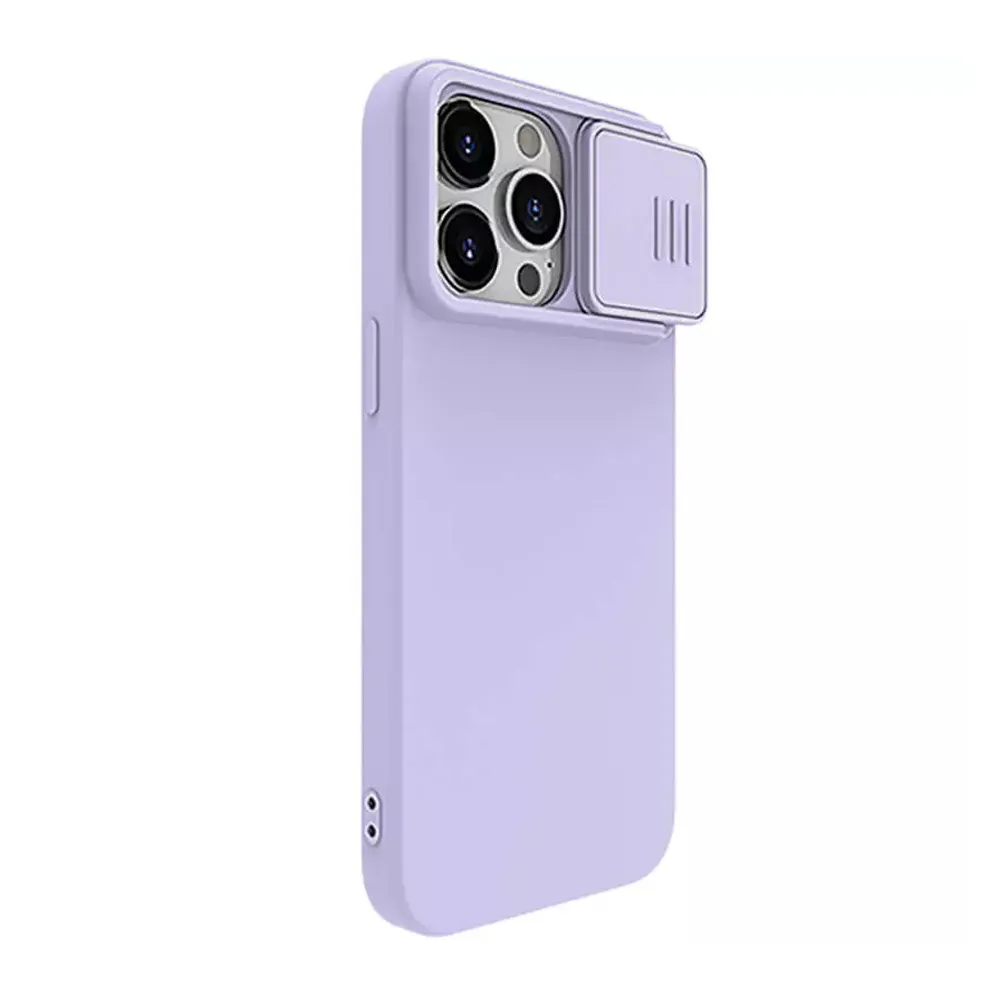 Futrola Nillkin Cam Shield Silky za iPhone 15 Pro (6.1) ljubicasta