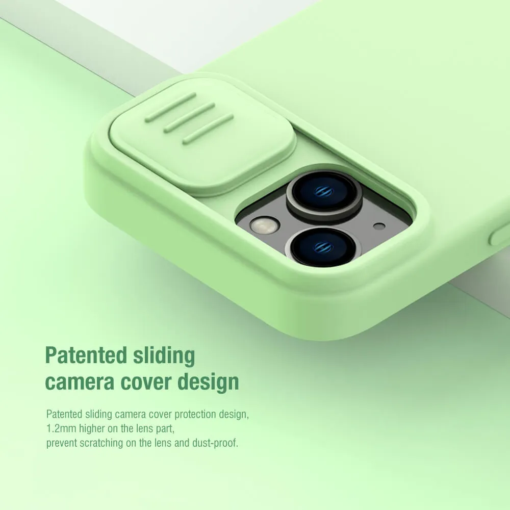 Futrola Nillkin Cam Shield Silky za iPhone 15 Pro (6.1) ljubicasta