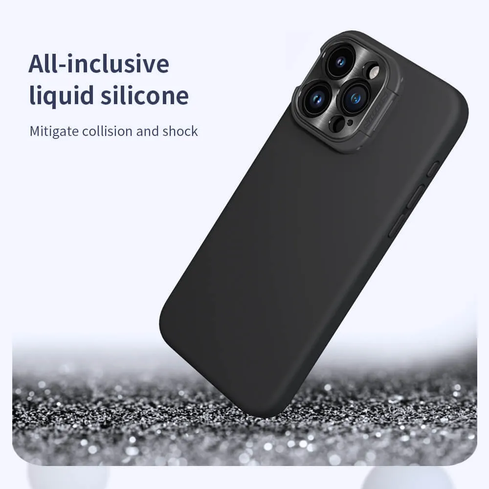 Futrola Nillkin Lens Wing Magnetic za iPhone 15 Pro (6.1) crna
