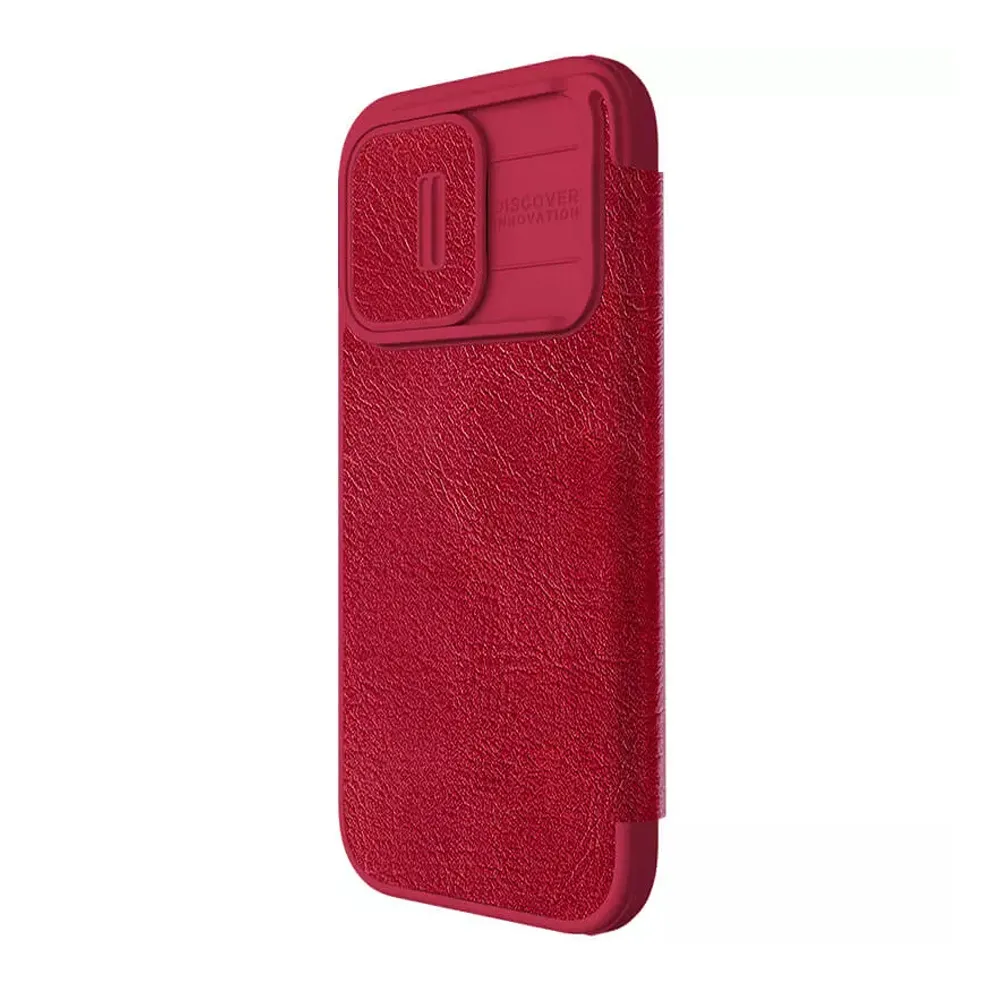 Futrola Nillkin Qin Pro za iPhone 15 Pro Max (6.7) crvena