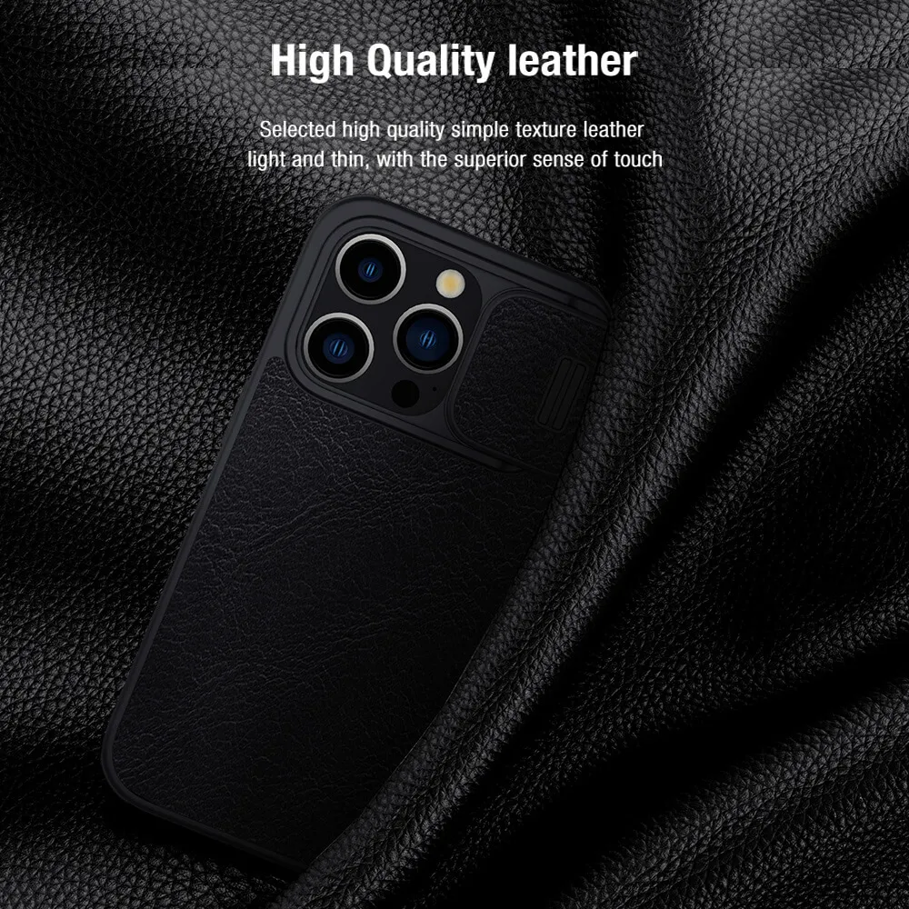 Futrola Nillkin Qin Pro za iPhone 15 Pro Max (6.7) crvena