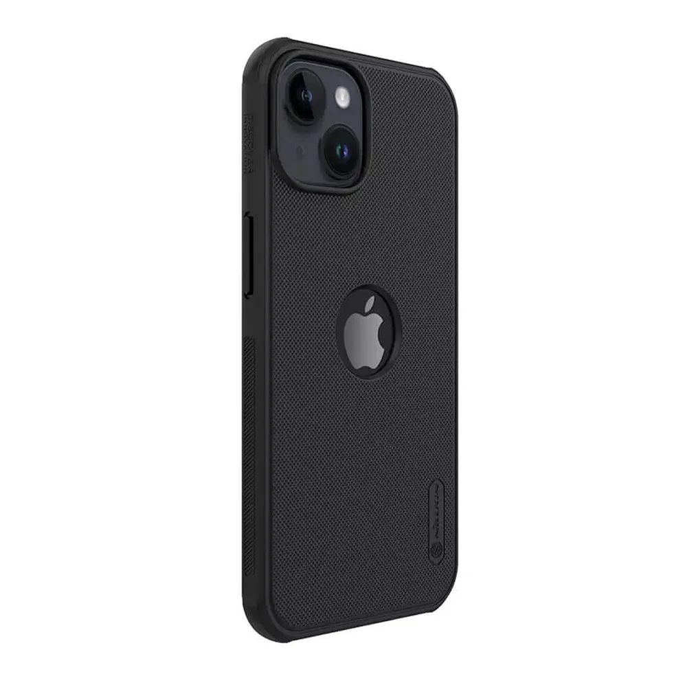 Futrola Nillkin Super Frost Pro za iPhone 15 (6.1) crna (logo cut)