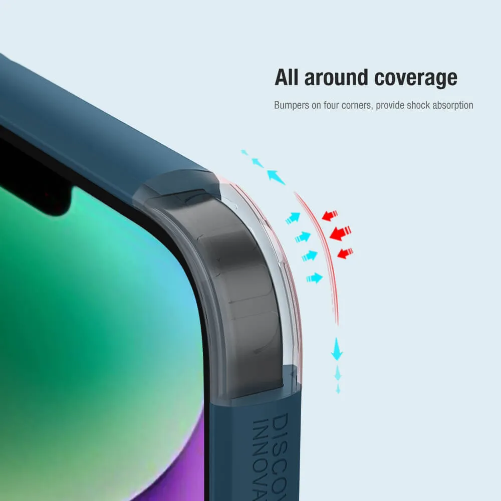 Futrola Nillkin Super Frost Pro za iPhone 15 (6.1) crna (logo cut)