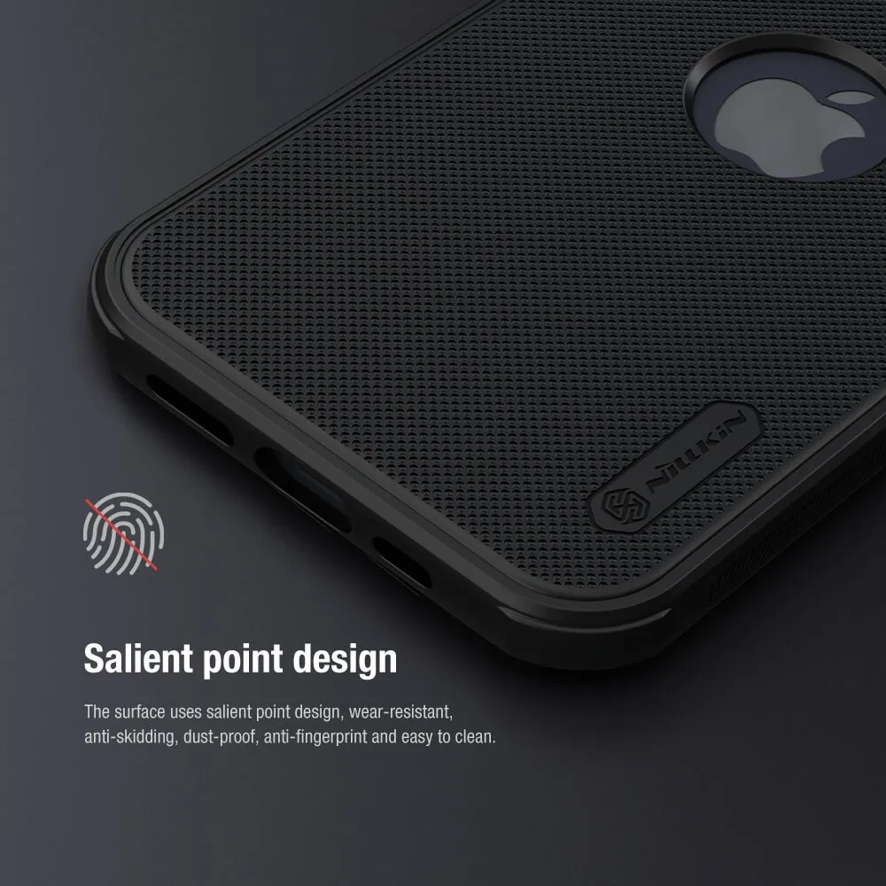 Futrola Nillkin Super Frost Pro za iPhone 15 (6.1) crna (logo cut)