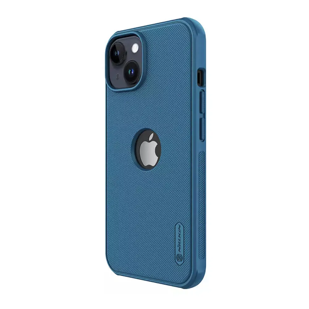 Futrola Nillkin Super Frost Pro za iPhone 15 (6.1) plava (logo cut)