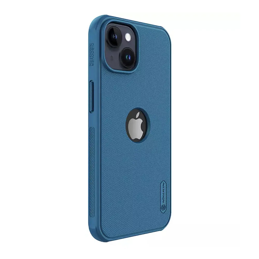 Futrola Nillkin Super Frost Pro za iPhone 15 (6.1) plava (logo cut)
