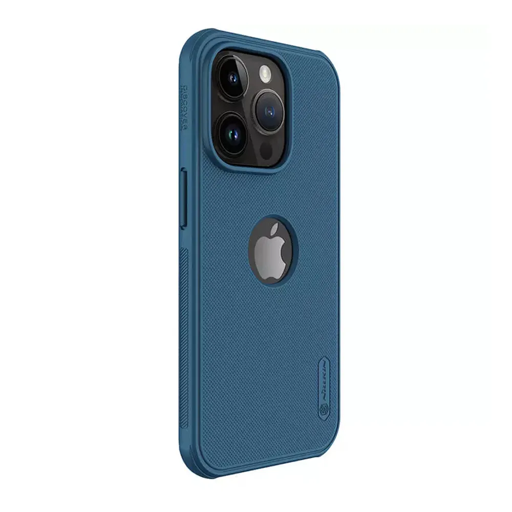 Futrola Nillkin Super Frost Pro za iPhone 15 Pro (6.1) plava (logo cut)