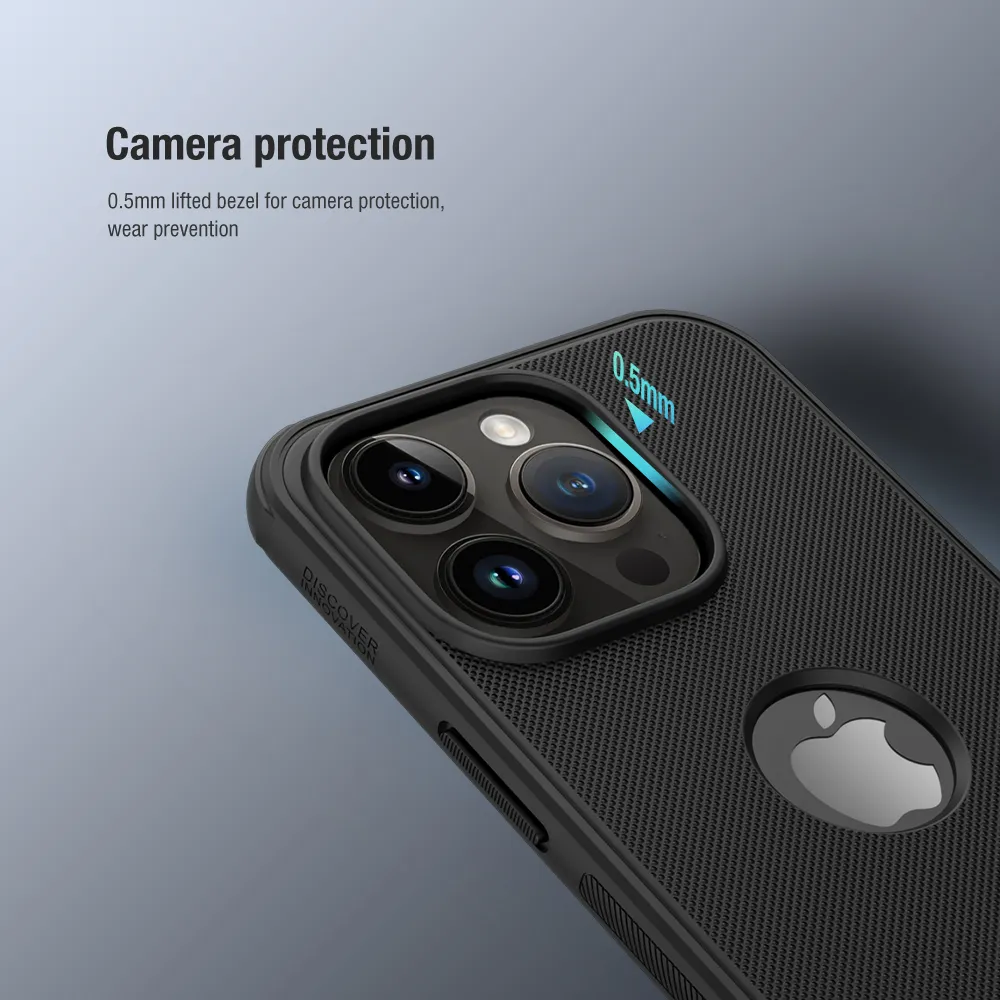 Futrola Nillkin Super Frost Pro za iPhone 15 Pro (6.1) plava (logo cut)
