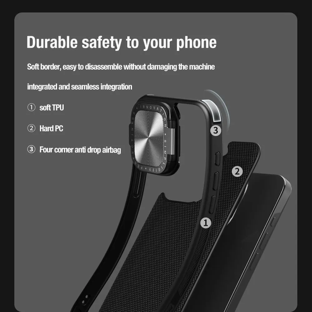 Futrola Nillkin Textured S za iPhone 15 Pro (6.1) crna