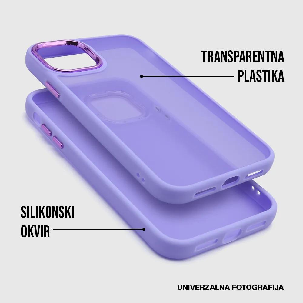 Futrola SHINING CAMERA za iPhone 15 Plus (6.7) roze