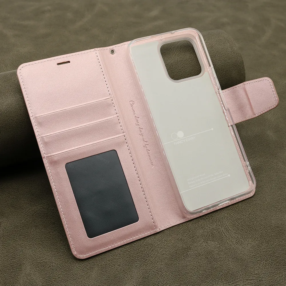 Futrola BI FOLD HANMAN II za Huawei Honor X6a svetlo roze
