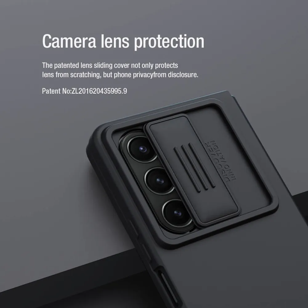 Futrola Nillkin Cam Shield Silky za Samsung F946B Galaxy Z Fold 5 5G crna