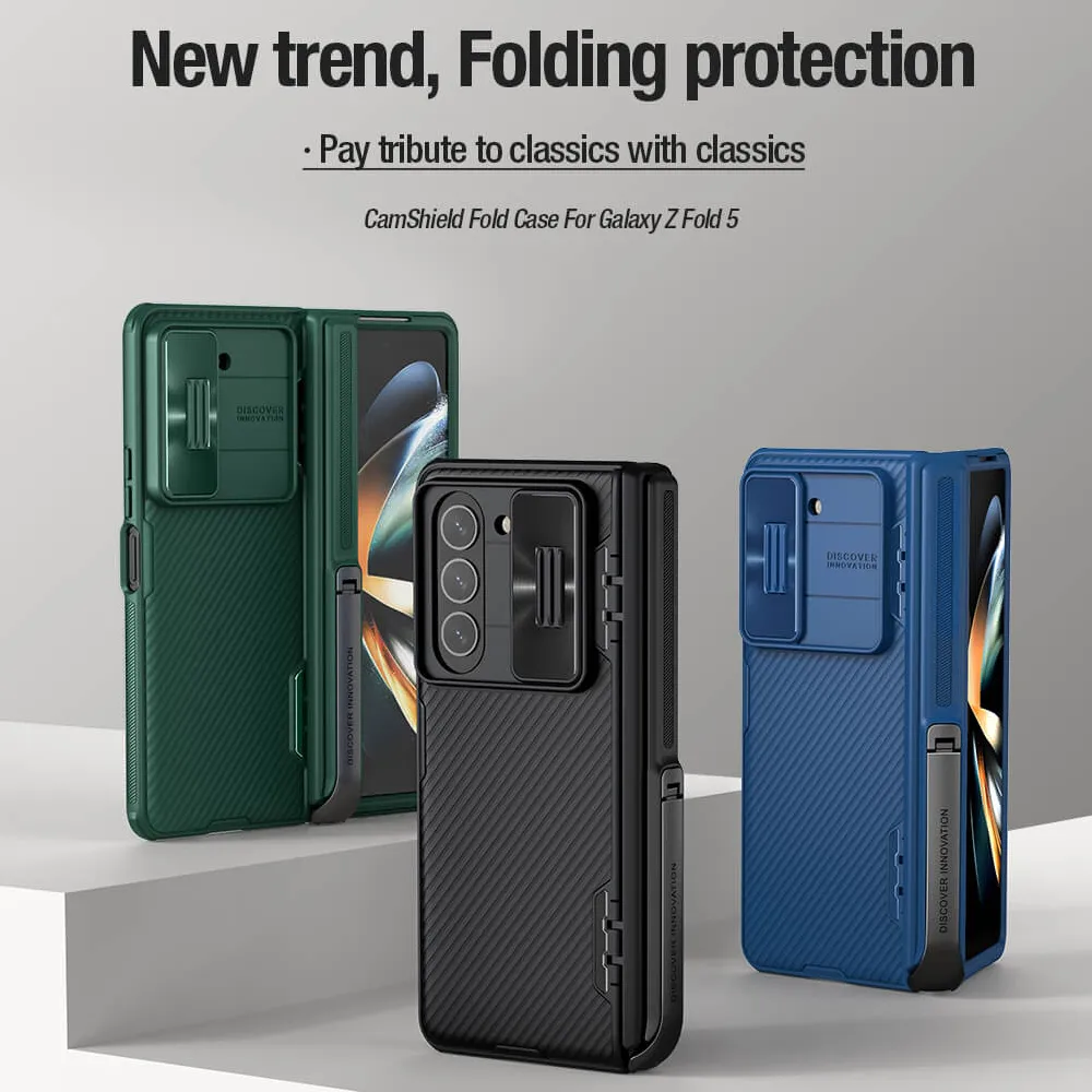 Futrola Nillkin CamShield Fold Case za Samsung F946B Galaxy Z Fold 5 5G teget